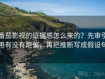 番茄影视的证据感怎么来的？先审引用有没有跑偏，再把推断写成假设句