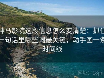 神马影院这段信息怎么变清楚：抓住一句话里哪些词最关键，动手画一条时间线